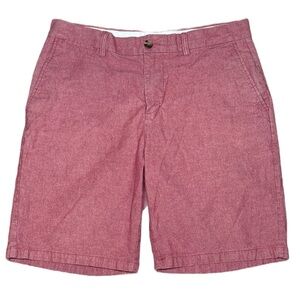 Old Navy Men’s Ultimate Slim Built-in Flex Red Size 34 Chino Shorts